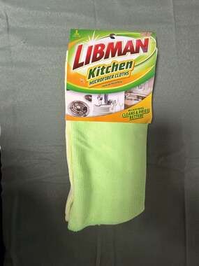 Libman Kitchen Microfiber Cloths 2-Pack Model #00322